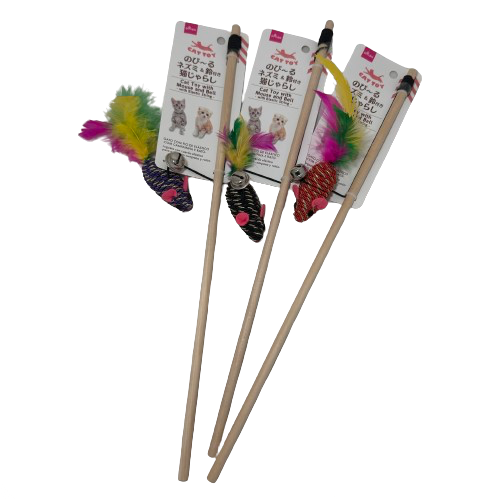 Cat Toy with Mouse and Bell