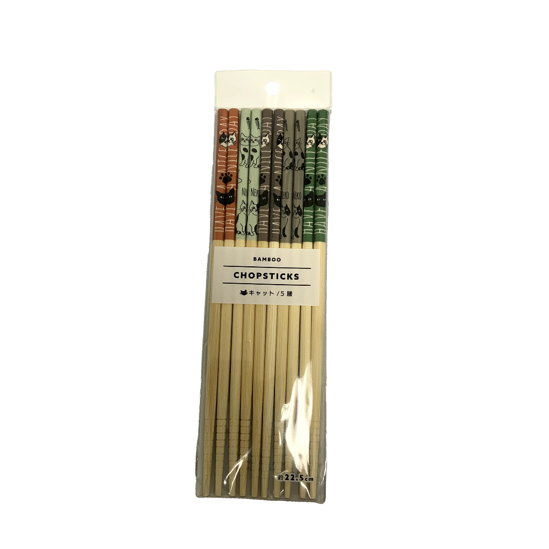 Cat Chopsticks set of 5