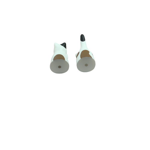 Jumping Cat Magnet calico