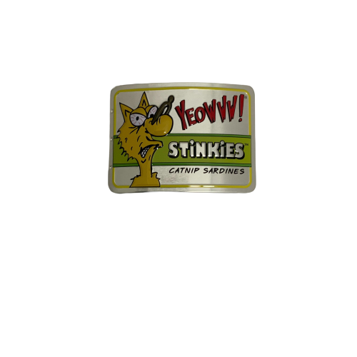 Yeowww! Stinkies Catnip Sardines package frontside