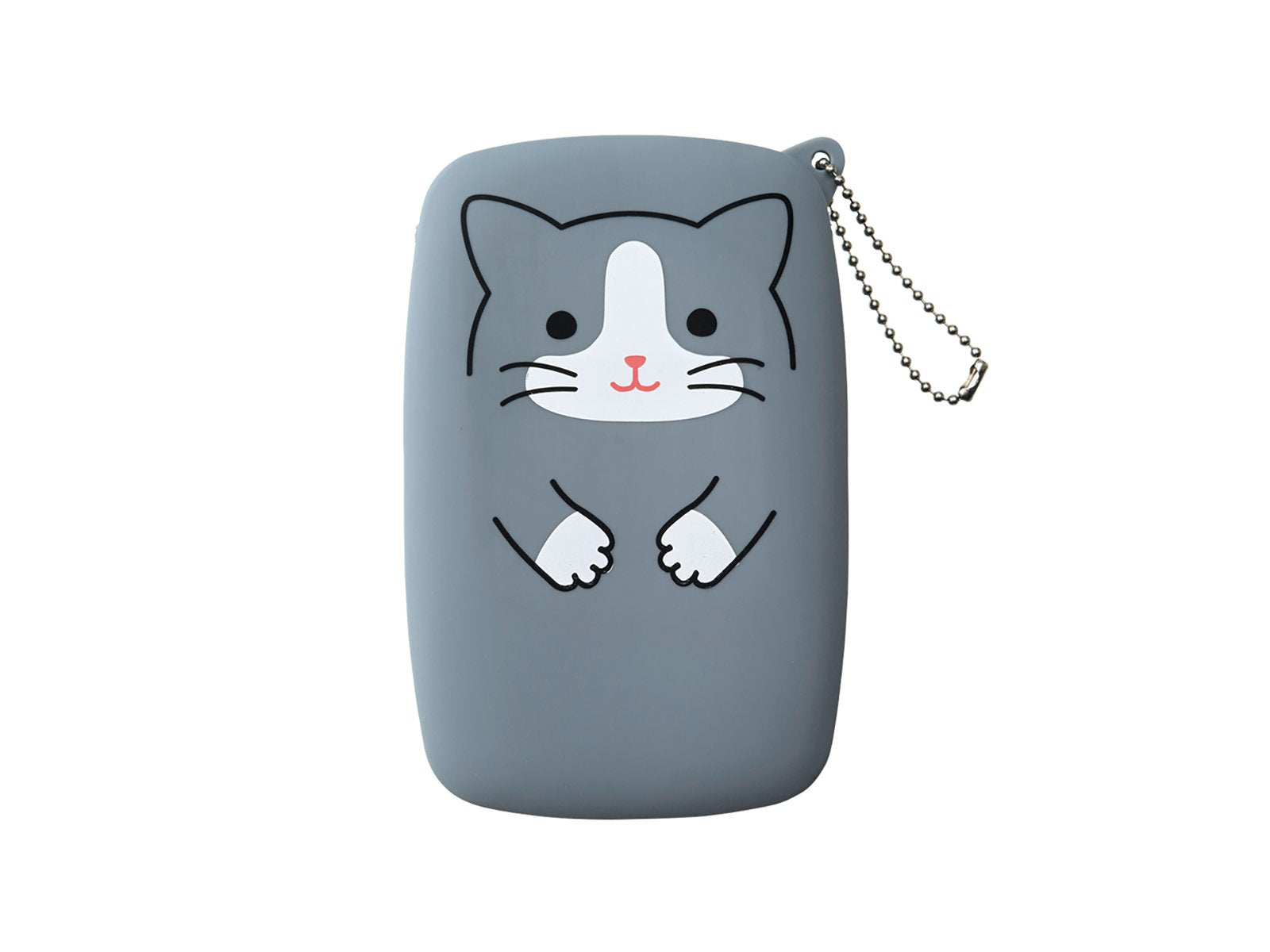 PuniLabo Kitty Squeeze Pouch (Large) gray
