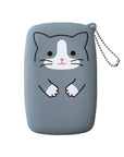 PuniLabo Kitty Squeeze Pouch (Large) gray
