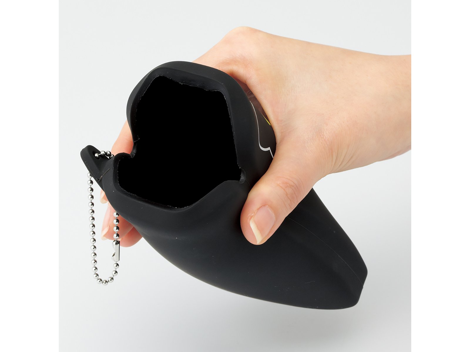 PuniLabo Kitty Squeeze Pouch (Large) black