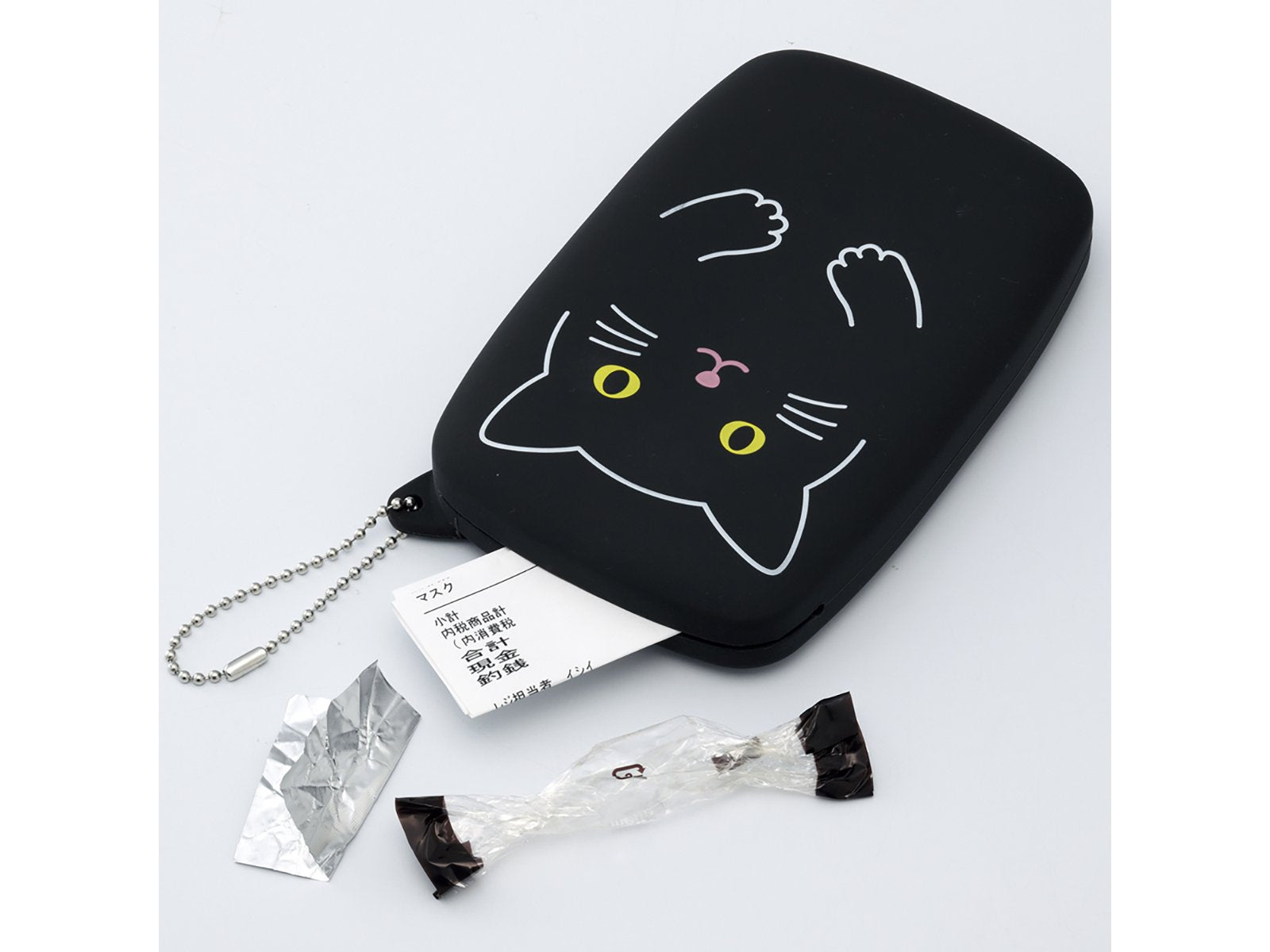 PuniLabo Kitty Squeeze Pouch (Large) black