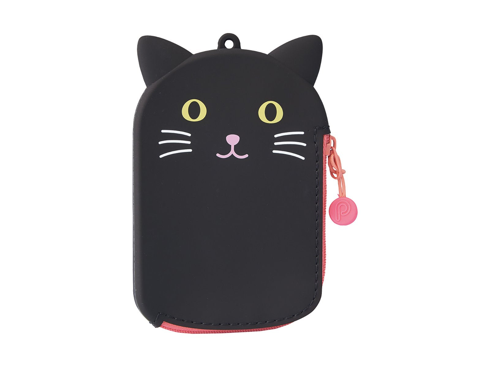 PuniLabo Kitty Change Purse black frontside