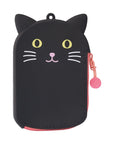 PuniLabo Kitty Change Purse black frontside