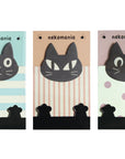 Kitty Memo Pads - Set of 3 (Mint Green, Orange, Pink)