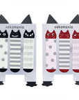 Kitty Trio Sticky Notes - Set of 2 (Black and Red) frontside