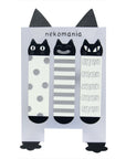 Kitty Trio Sticky Notes - Set of 2 (Black and Red) black frontside