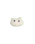 Cat Fluffy Magnet white