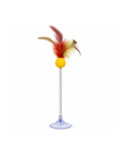 Spring Ball Feather Toy