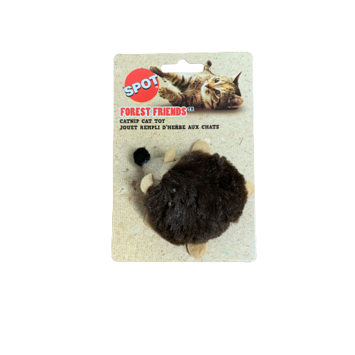 Forest Friend Cat Toy hedgehog package frontside