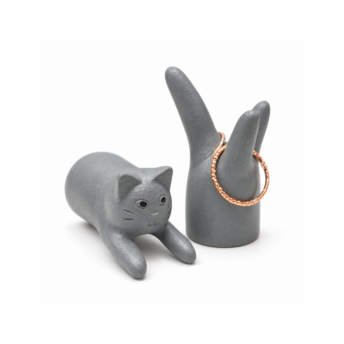 Jumping Cat Ring Stand