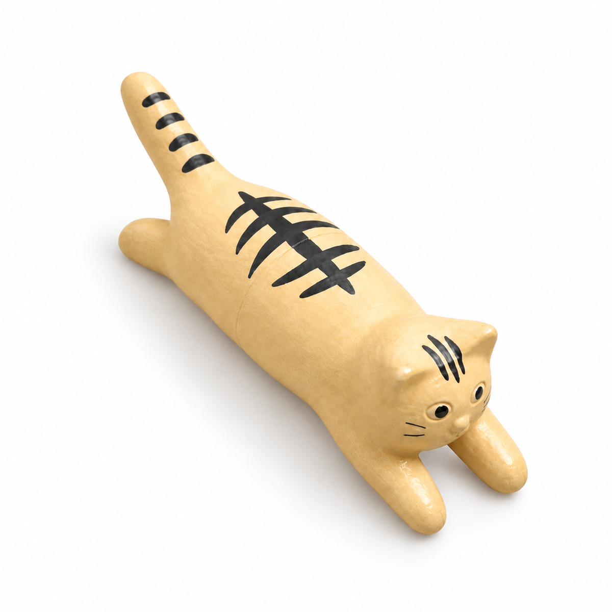 Jumping Cat Magnet brown tabby frontside