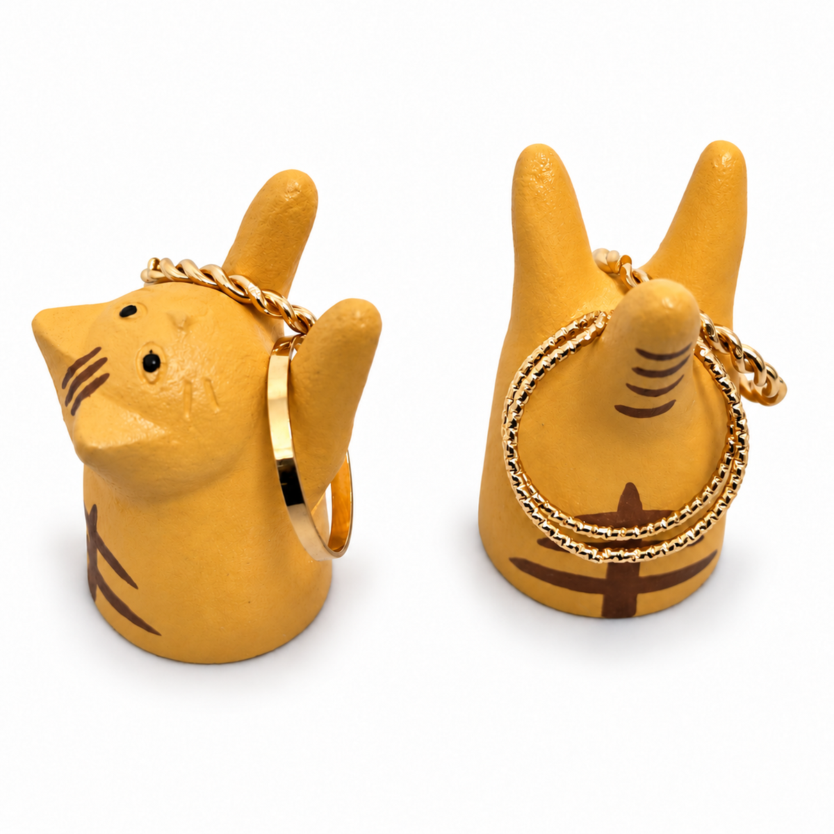 Jumping Cat Ring Stand