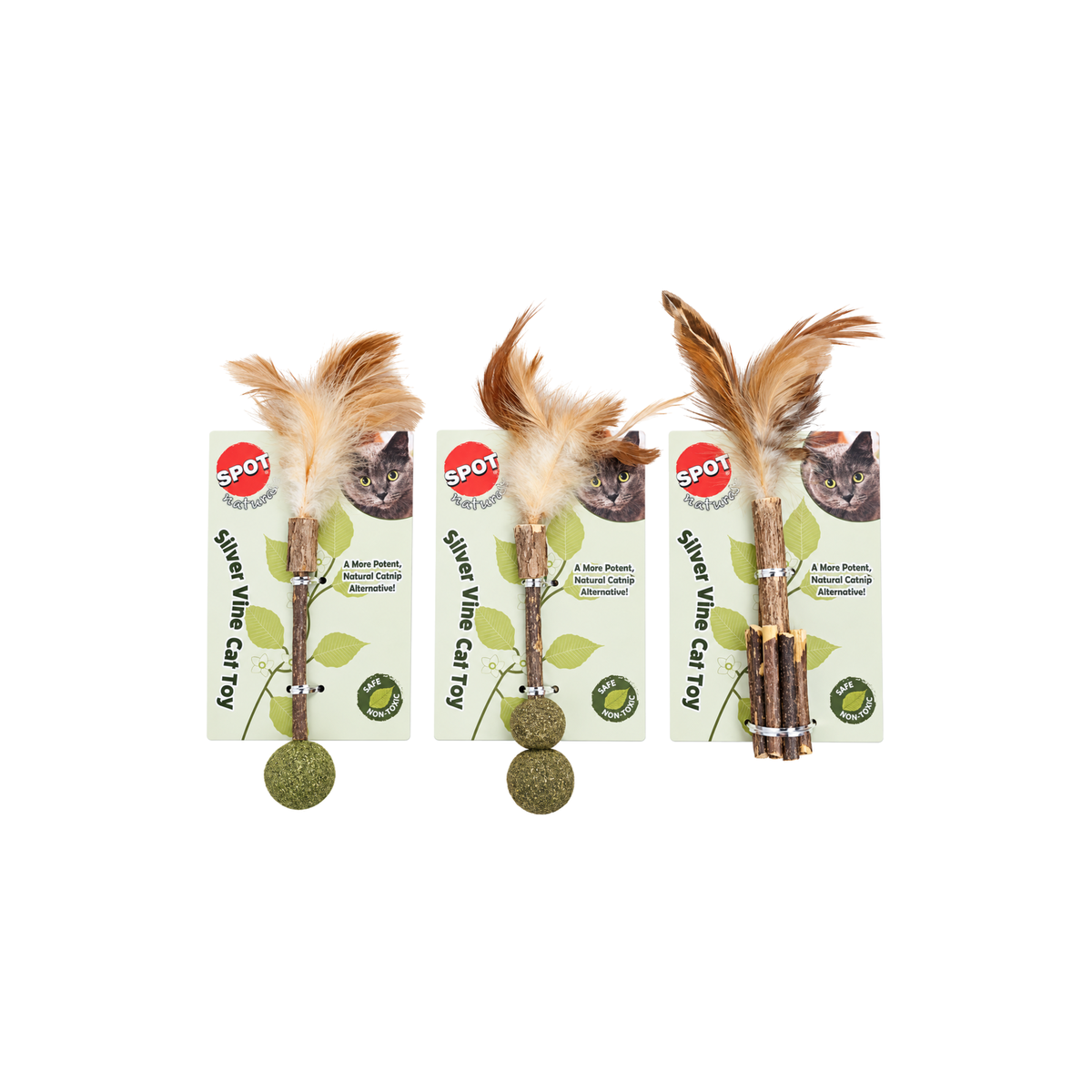 Silver Vine Cat Toy package frontside