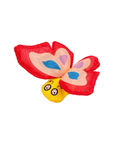 Yeowww! Butterfly red