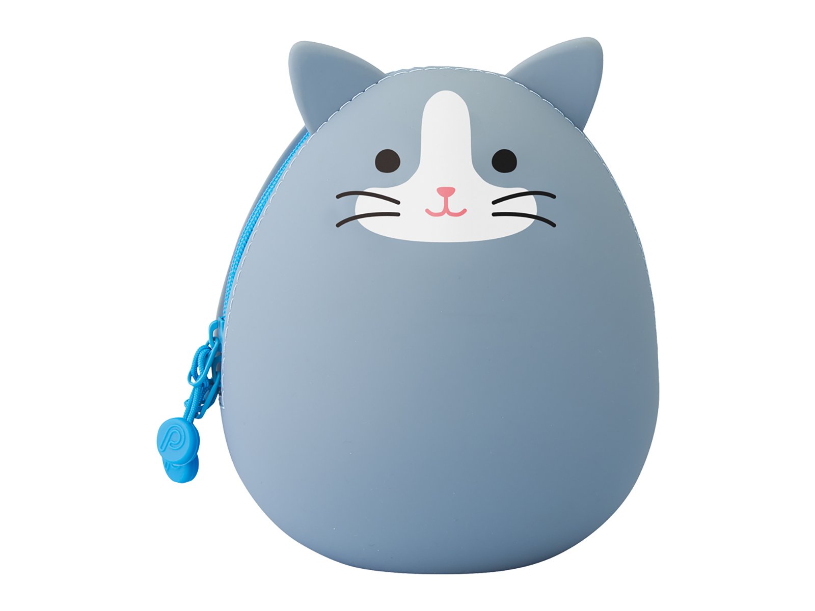 PuniLabo Standing Kitty Egg Pouch (Large) gray