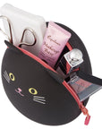 PuniLabo Standing Kitty Egg Pouch (Large) black