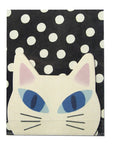 Kitty Sticky Note and Memo - Set of 2 (Black and White) white